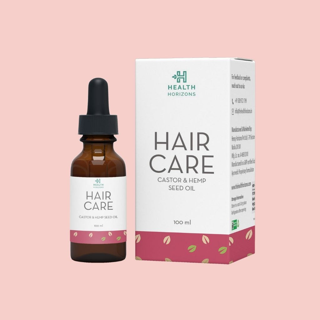 Hair Care, castor and hemp seed oil ( 100ml )