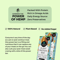Roasted Hemp Seeds Plus Hemp Power Bar