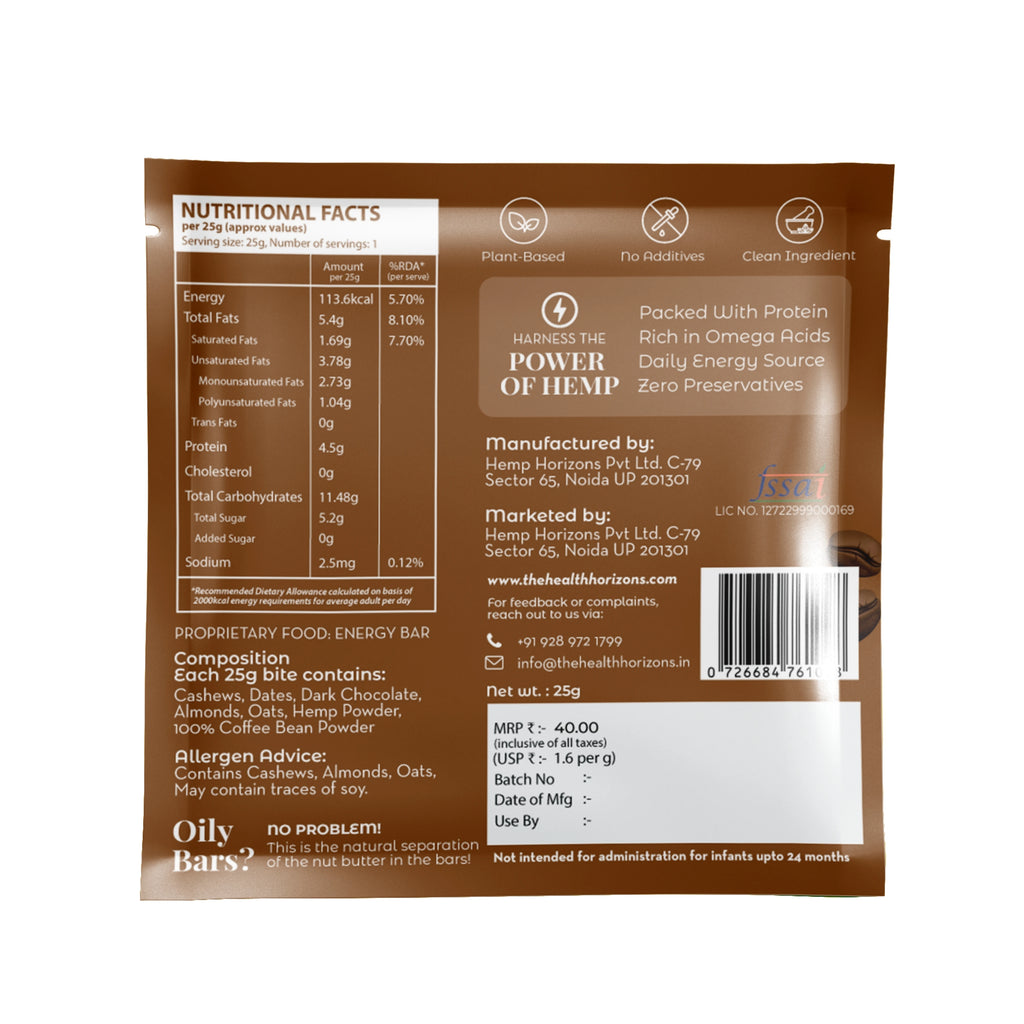Coffee Plant Protein Bite